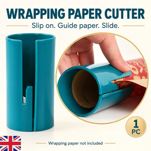 Sliding wrapping paper cutter - sliding,