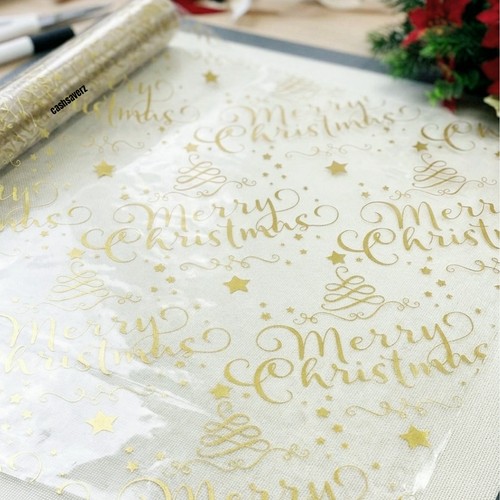 Gold merry christmas clear - gold,