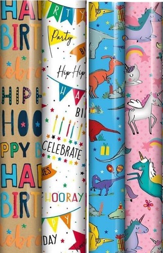 Rolls 3mtr happy birthday - x,